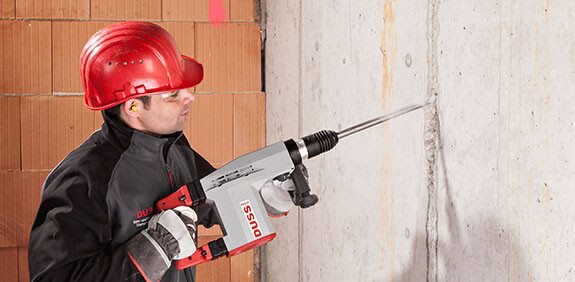 Leitungskanäle in Beton schlitzen